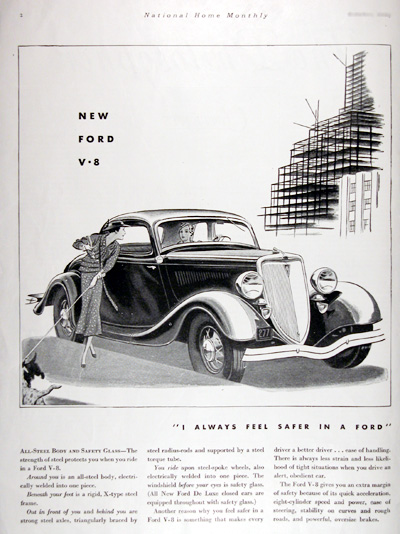 Ford v8 advertisements